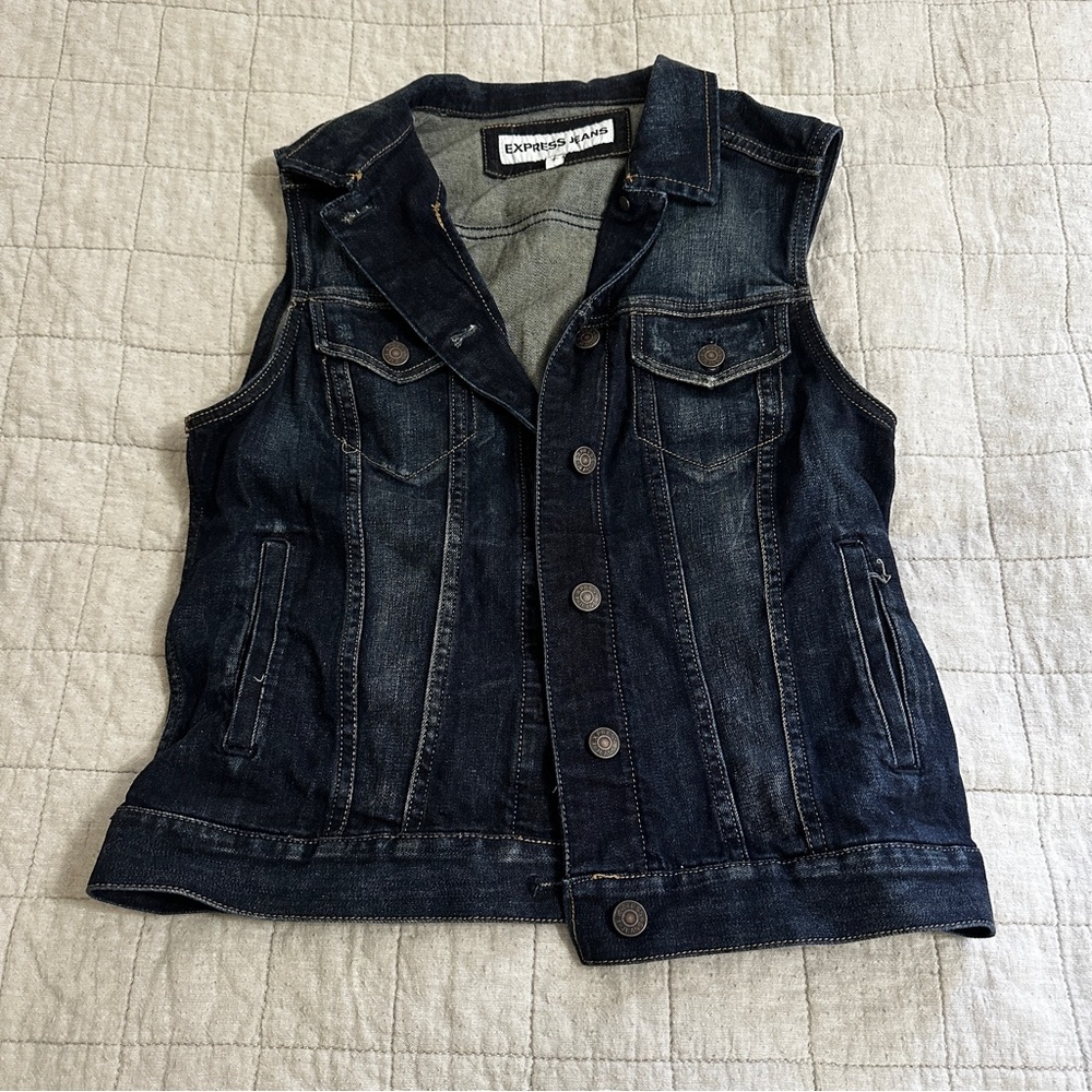Denim vest